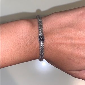 Women’s John Hardy 5 MM Bracelet W/ Black Sapphire